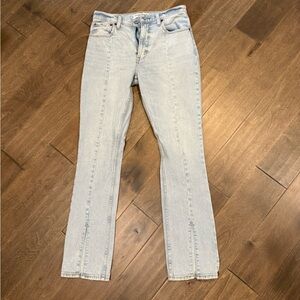 Abercrombie & Fitch Light Wash Straight Leg Jeans